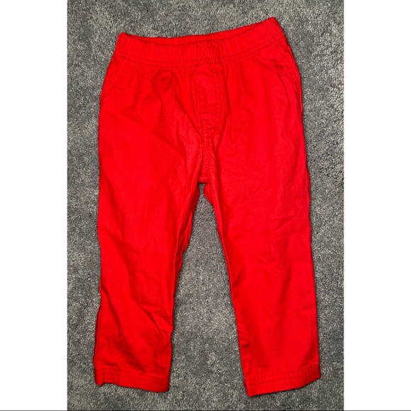 Carter’s Dinosaur Print Button Down with Red Pants outfit - Picture 5 of 7